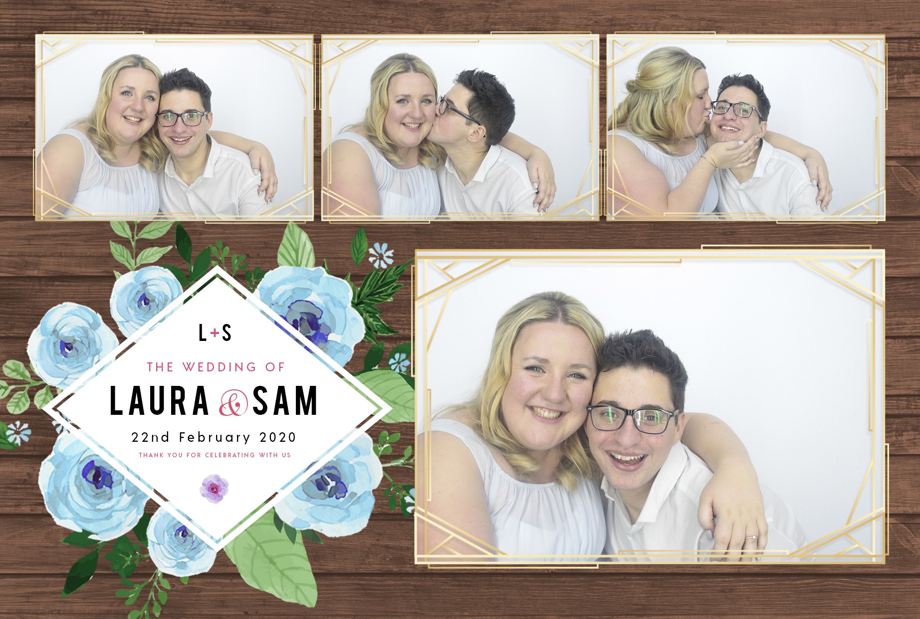 Laura and Sam's Wedding | View more photos from the event at gallery.myphotoboothexperience.co.uk/u/MyPhotoBoothExperienceLtd/Laura-and-Sams-Wedding